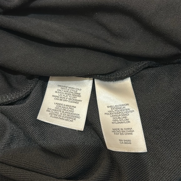 Excellent Black Pullover Kimono Dress Size M - Picture 13 of 14